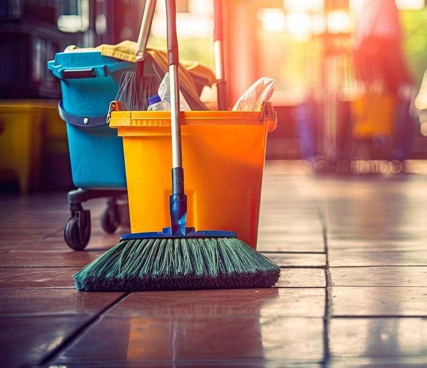 Cleaning supplies used for commercial cleaning in Plantation, FL